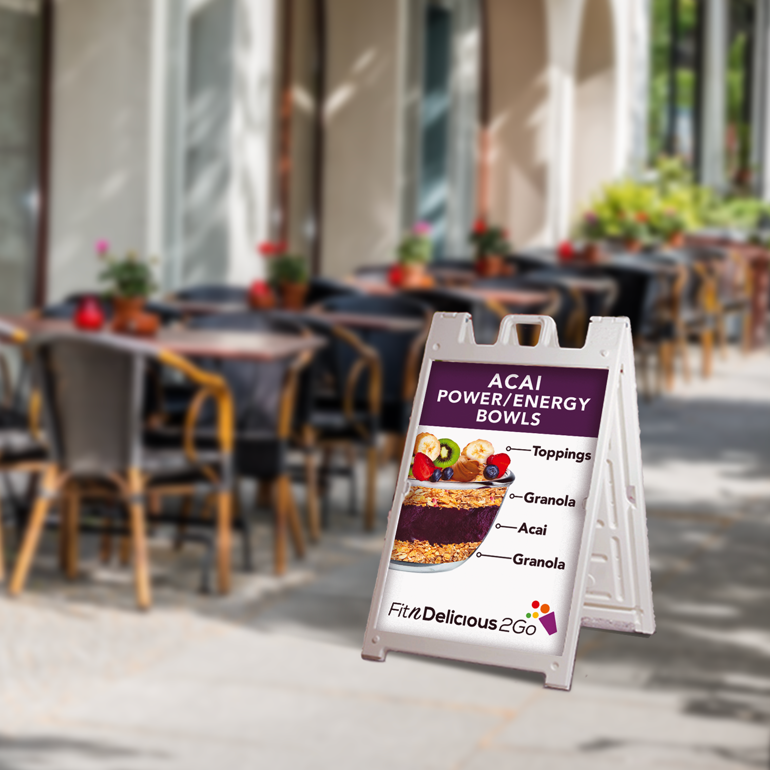 Custom designed sidewalk sign available at CdesignsPrint.com