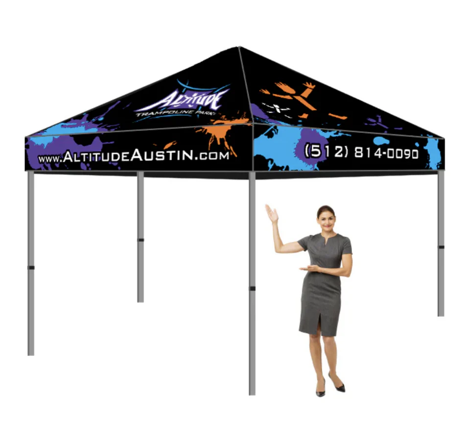 A custom printed event canopy by Cdesigns Marketing