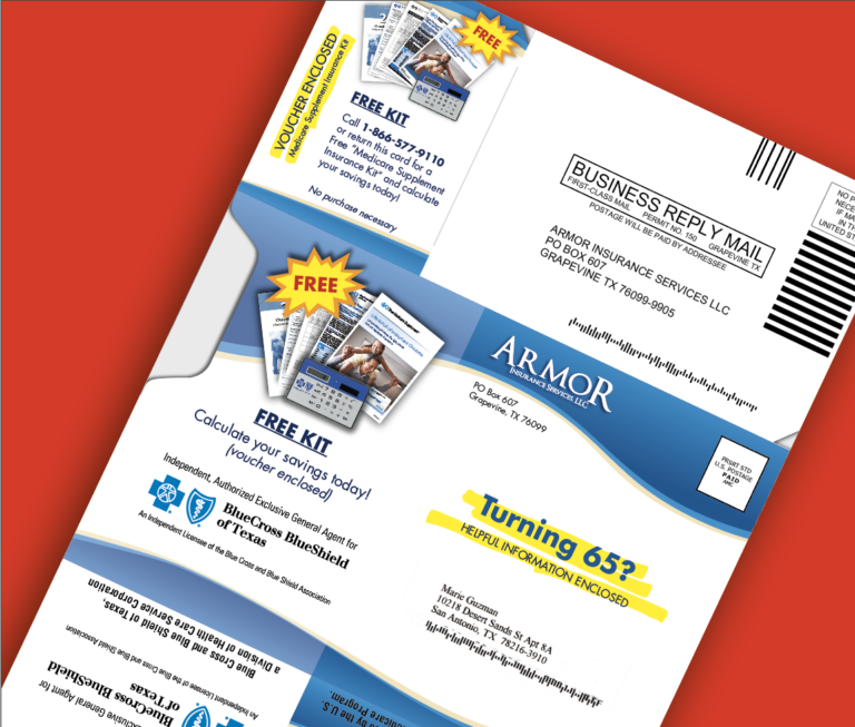 A direct mail piece created by Cdesigns Marketing