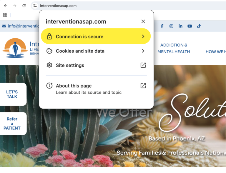Well managed website hosting is depicted in this video of a website screenshot.