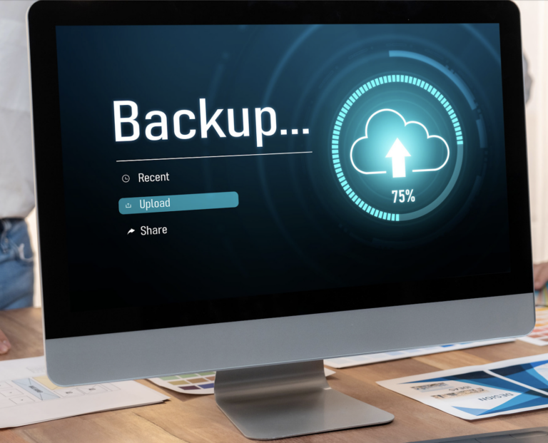 A software update runs as part of a website hosting and maintenance package by Cdesigns Marketing